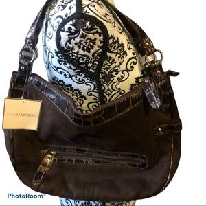 Sag HARBOR Brown shoulder bag/purse. NWT!